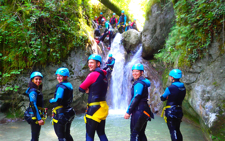 Canyoning pour Team Building