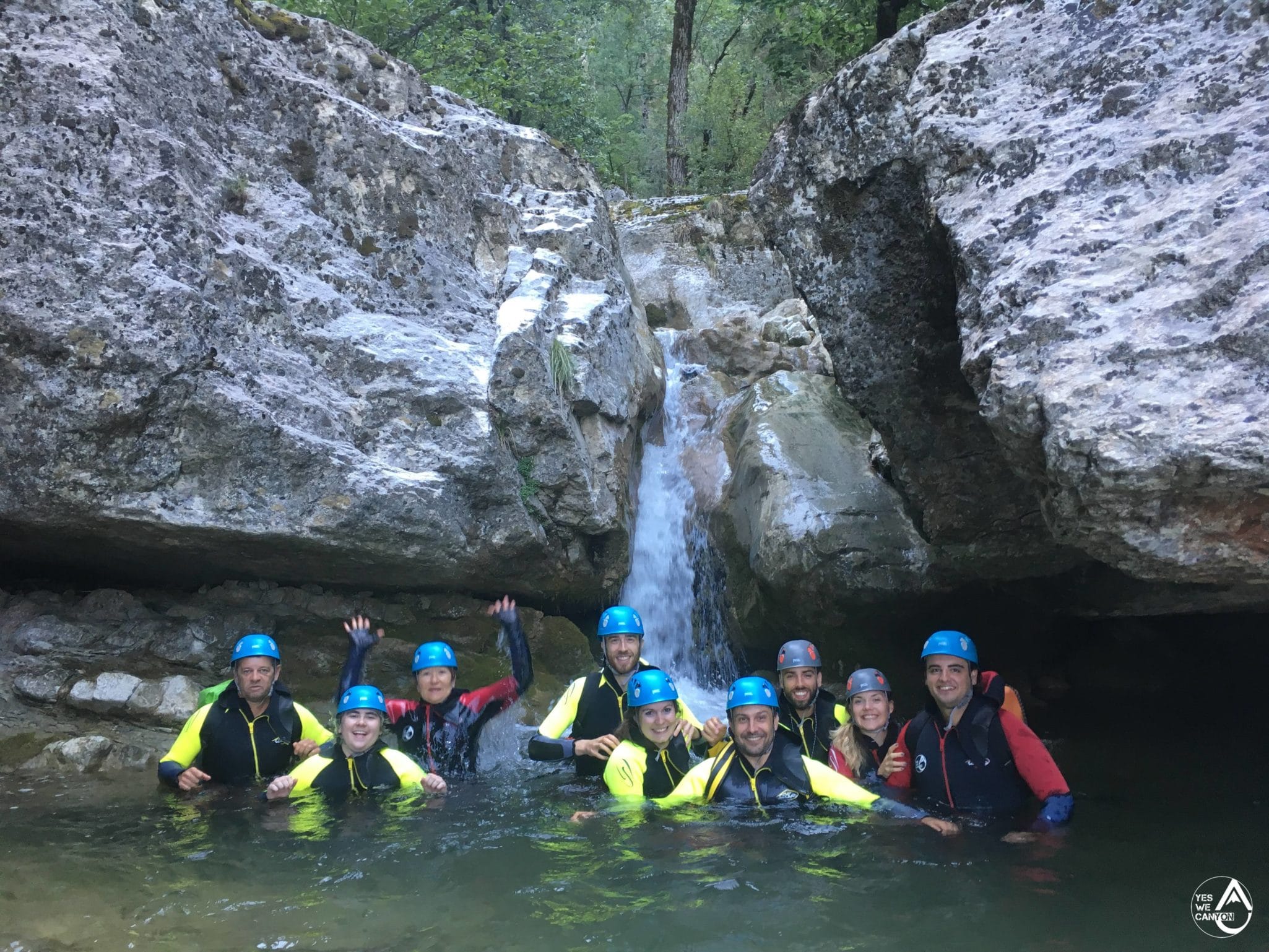 team-building-canyoning-isere