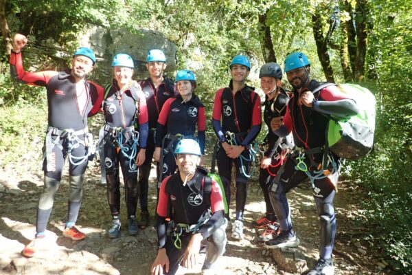 Canyoning Angon Yambi - Groupe