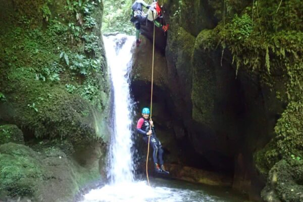 Canyoning Grenant Yambi - Rappel